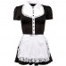 Cottelli Collection Costumes Black Maids Dress