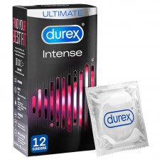 Durex Intense Ribbed And Dotted Condoms 12 Pack