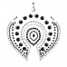 Bijoux Indiscrets Flamboyant Rhinestone Jewellery Black Silver