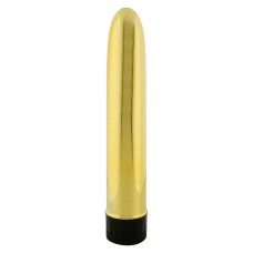 Slimline Smooth Multi Speed Vibrator Gold