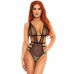 Leg Avenue Fishnet Strappy Gstring Teddy