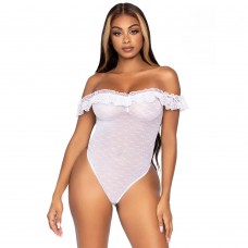 Leg Avenue Off the Shoulder Teddy UK 8 to 14