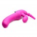 Regal Rider Vibrating Silicone Strapless Strap On Triple G Dildo