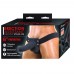 Erection Assistant Hollow Vibrating StrapOn 6 inch Black