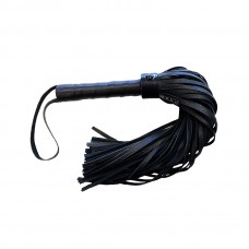 Rouge Garments Plain Black Flogger