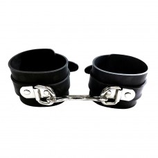 Rouge Garments Black Rubber Ankle Cuffs