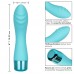 Eden Ripple Silicone GSpot Vibrator Waterproof 6 inch