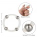 Steel Beaded Silicone Ring XL